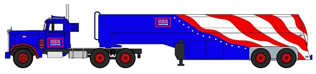 NPE NA99164 - H0 - Peterbilt 281 C Gasoline USA